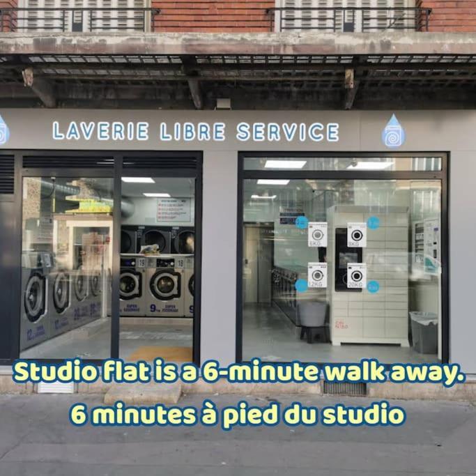 Bright Small Studio Paris Saint Ouen Buitenkant foto